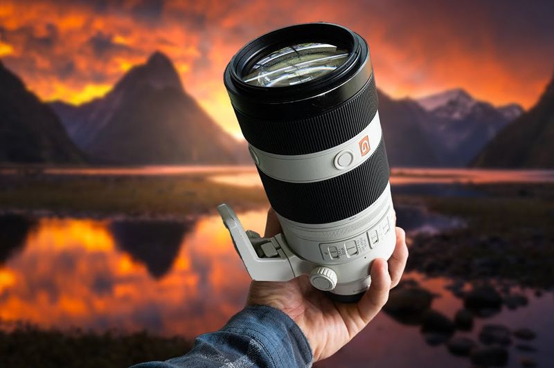 Tips for using a telephoto 100-400mm lens in landscape photography